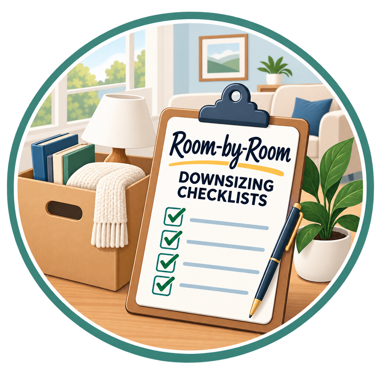 Room-by-Room Downsizing Checklists