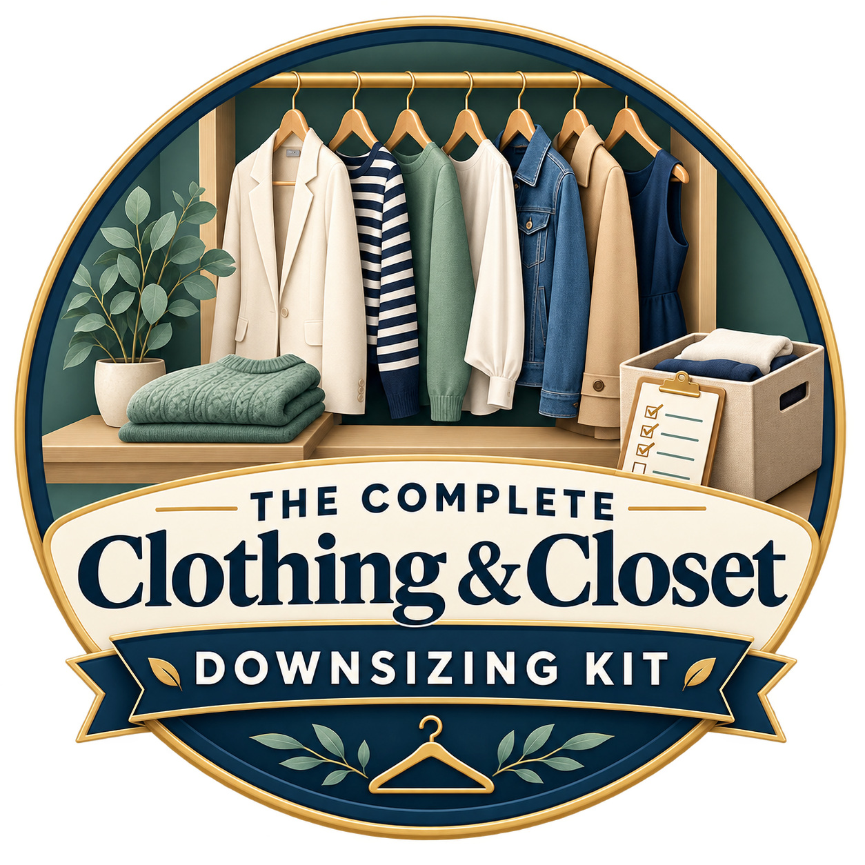 The Complete Clothing & Closet Downsizing Kit