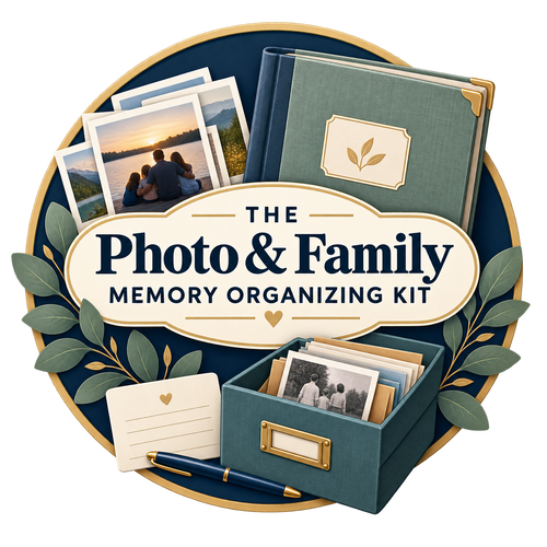 The Photo & Family Memory Organizing Kit