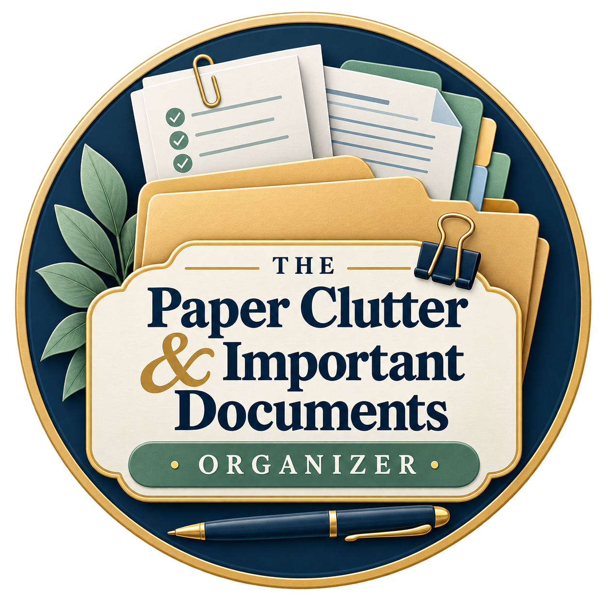 The Paper Clutter & Important Documents Organizer
