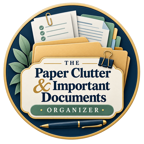 The Paper Clutter & Important Documents Organizer