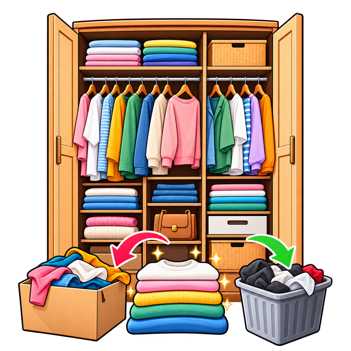 Closet & Wardrobe Decluttering Guide