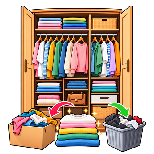 Closet & Wardrobe Decluttering Guide