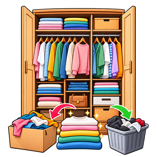 Closet & Wardrobe Decluttering Guide