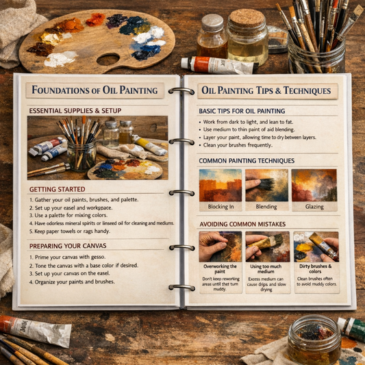 1,000+ Free Oil Painting Guide